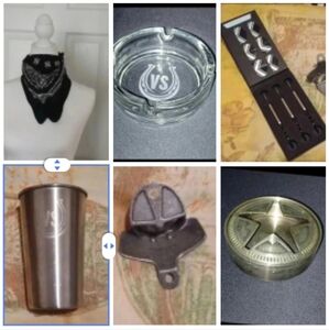 💙🐾Marlboro metal mixing cup, darts, bottle opener, and 2 trays🎉